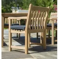 Roble Broadfield Garden Dining Armchair - Light Yellow