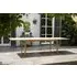 Roble Extendable Garden Dining Table - Light Yellow