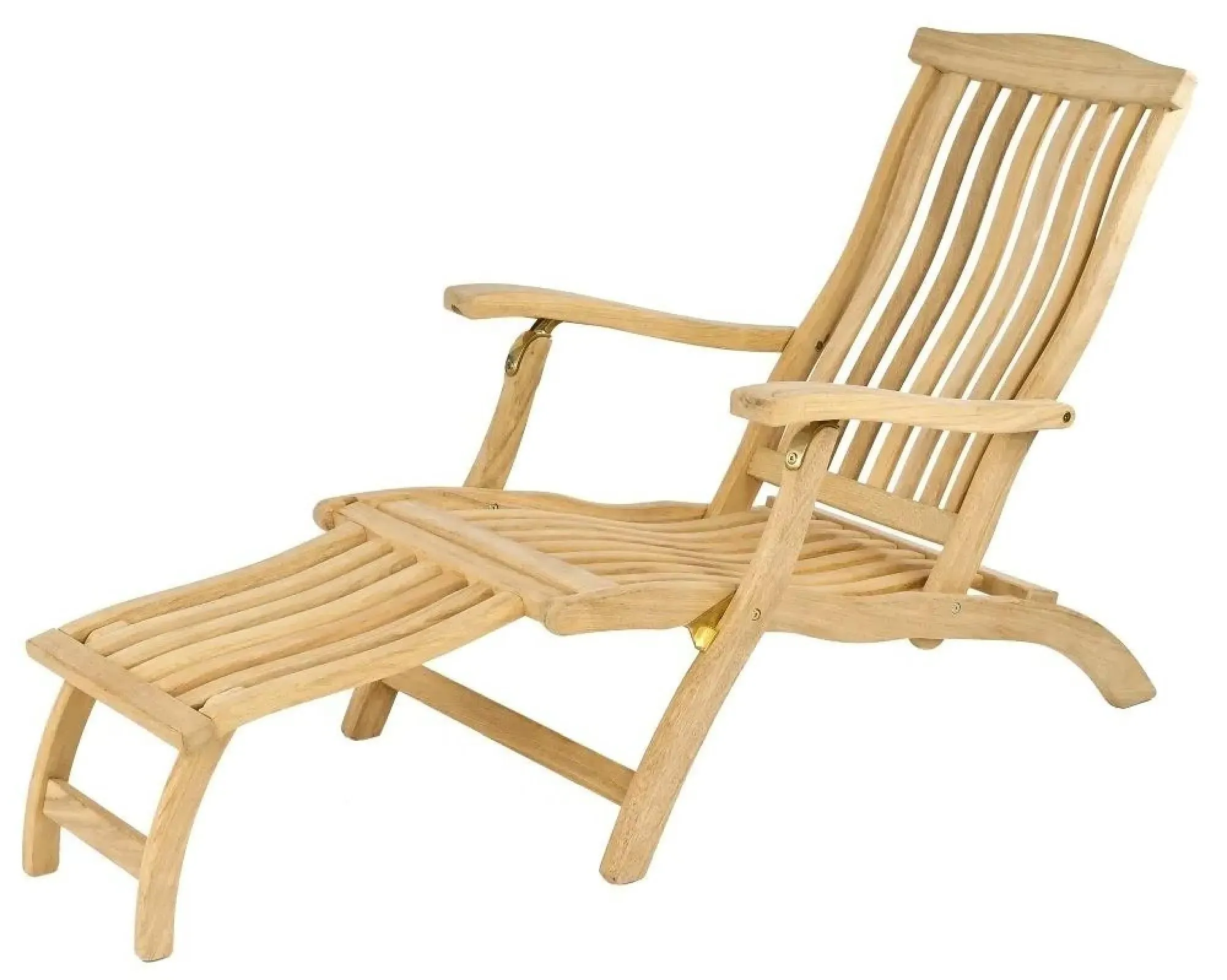 Roble Garden Steamer Chair - Light Yellow