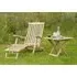 Roble Garden Steamer Chair - Light Yellow