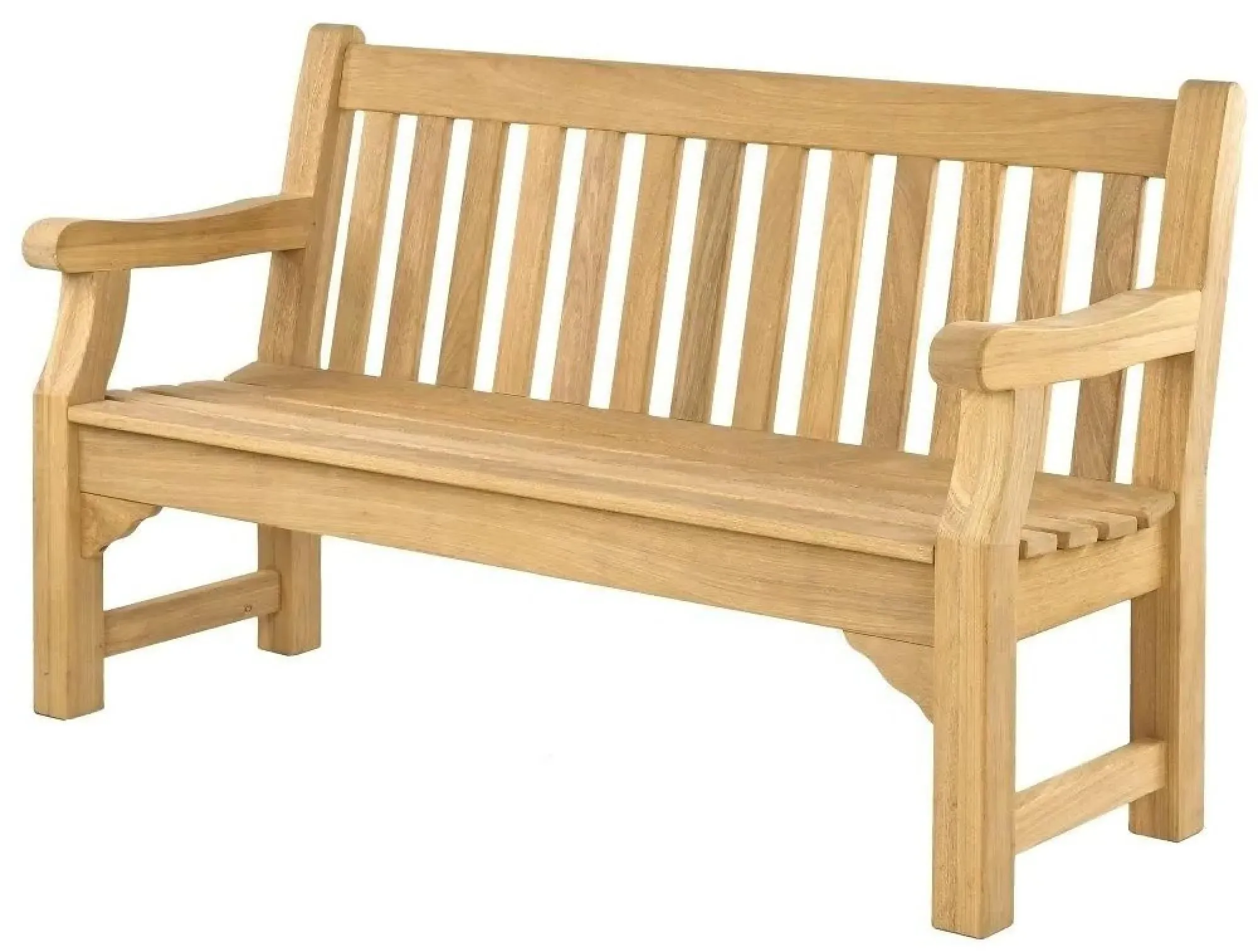 Roble Park 5ft Garden Bench - Light Yellow