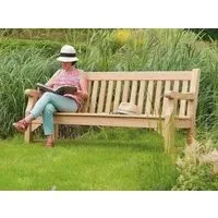 Roble Park 5ft Garden Bench - Light Yellow