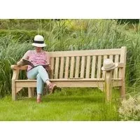 Roble Park 6ft Garden Bench - Light Yellow Grain
