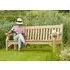Roble Park 6ft Garden Bench - Light Yellow Grain