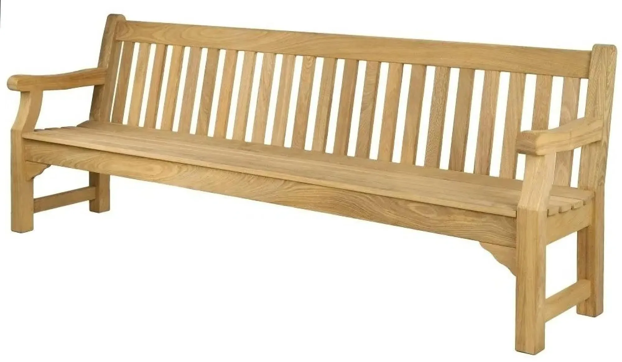 Roble Park 8ft Garden Bench - Light Yellow