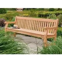 Roble Park 8ft Garden Bench - Light Yellow