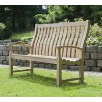 Roble Santa Cruz 5ft Garden Bench - Light Yellow