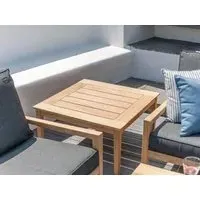 Roble Square Garden Side Table - Light Yellow