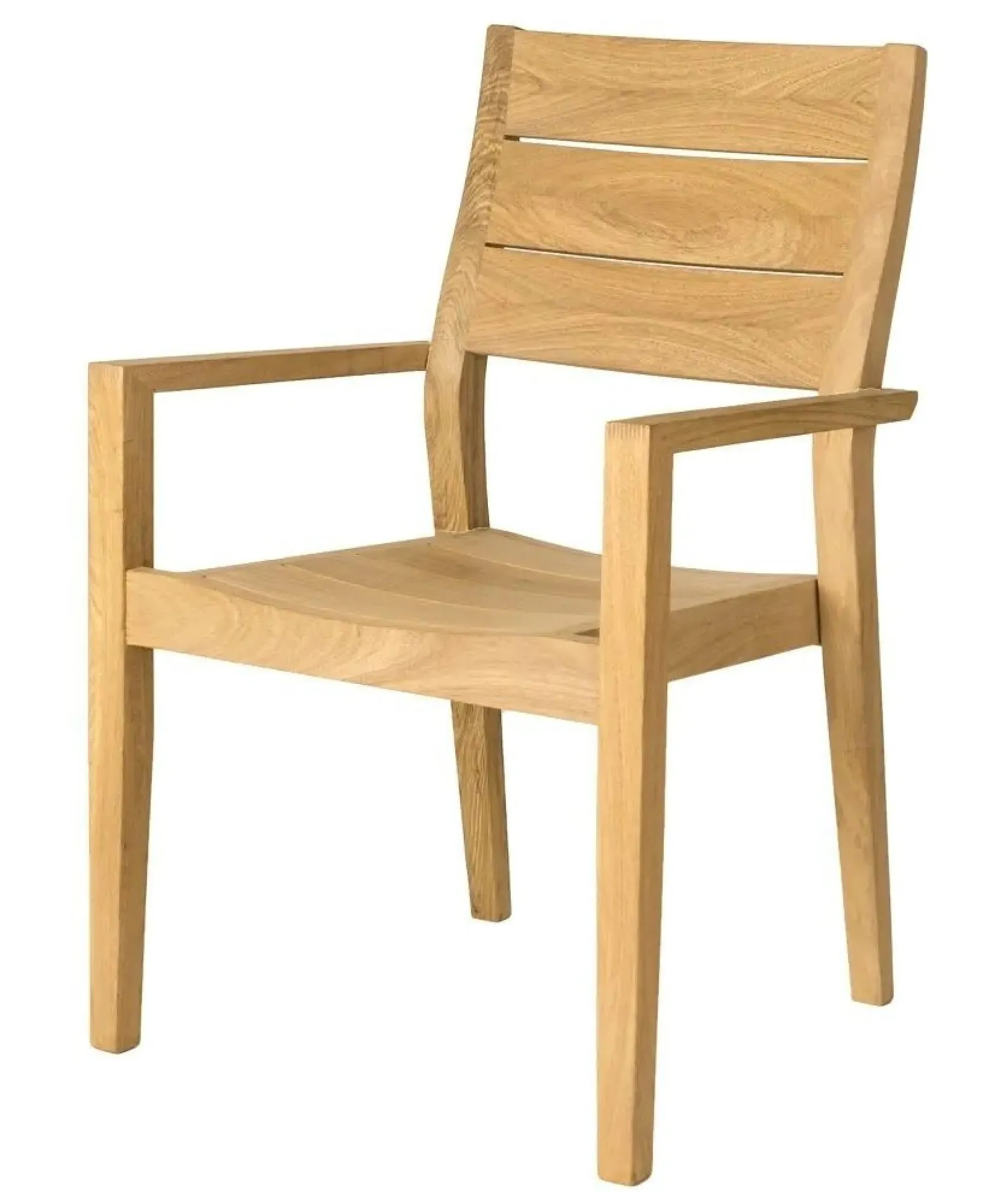 Roble Stacking Garden Dining Armchair - Light Yellow