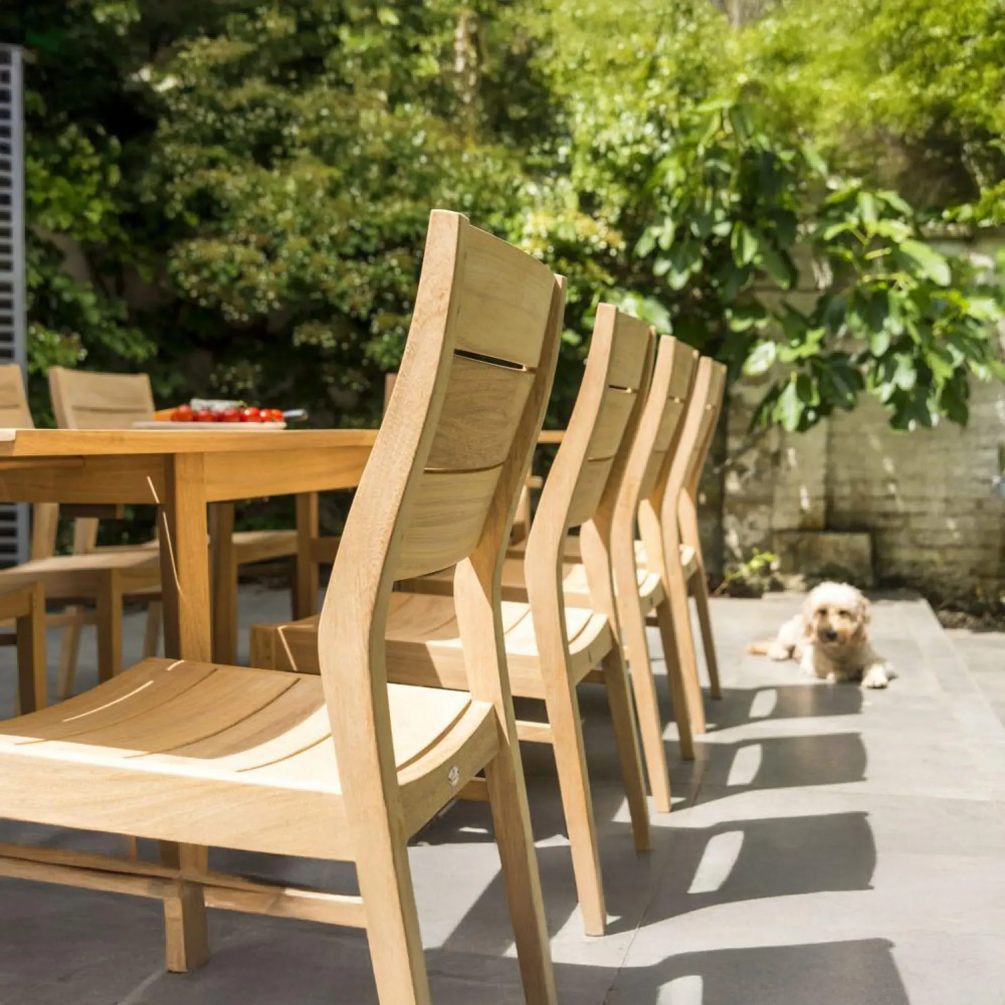 Roble Tivoli High Back Garden Chair - Natural