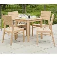 Roble Tivoli High Back Garden Chair - Natural