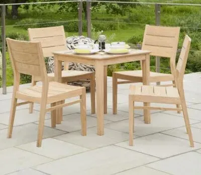 Roble Tivoli High Back Garden Chair - Natural image