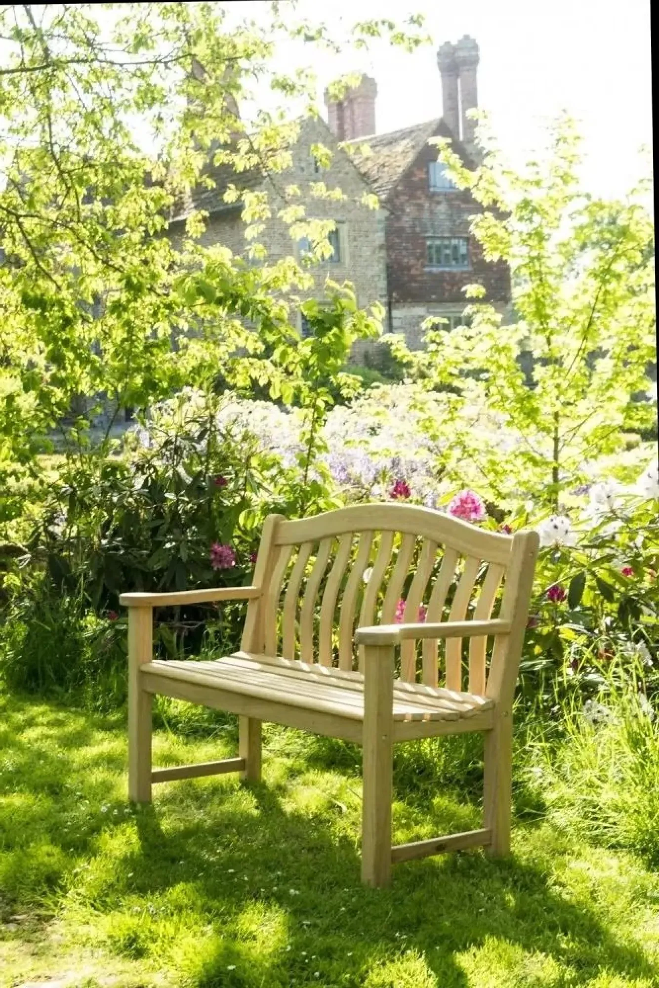Roble Turnberry 4ft Garden Bench - Light Yellow