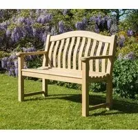 Roble Turnberry 4ft Garden Bench - Light Yellow