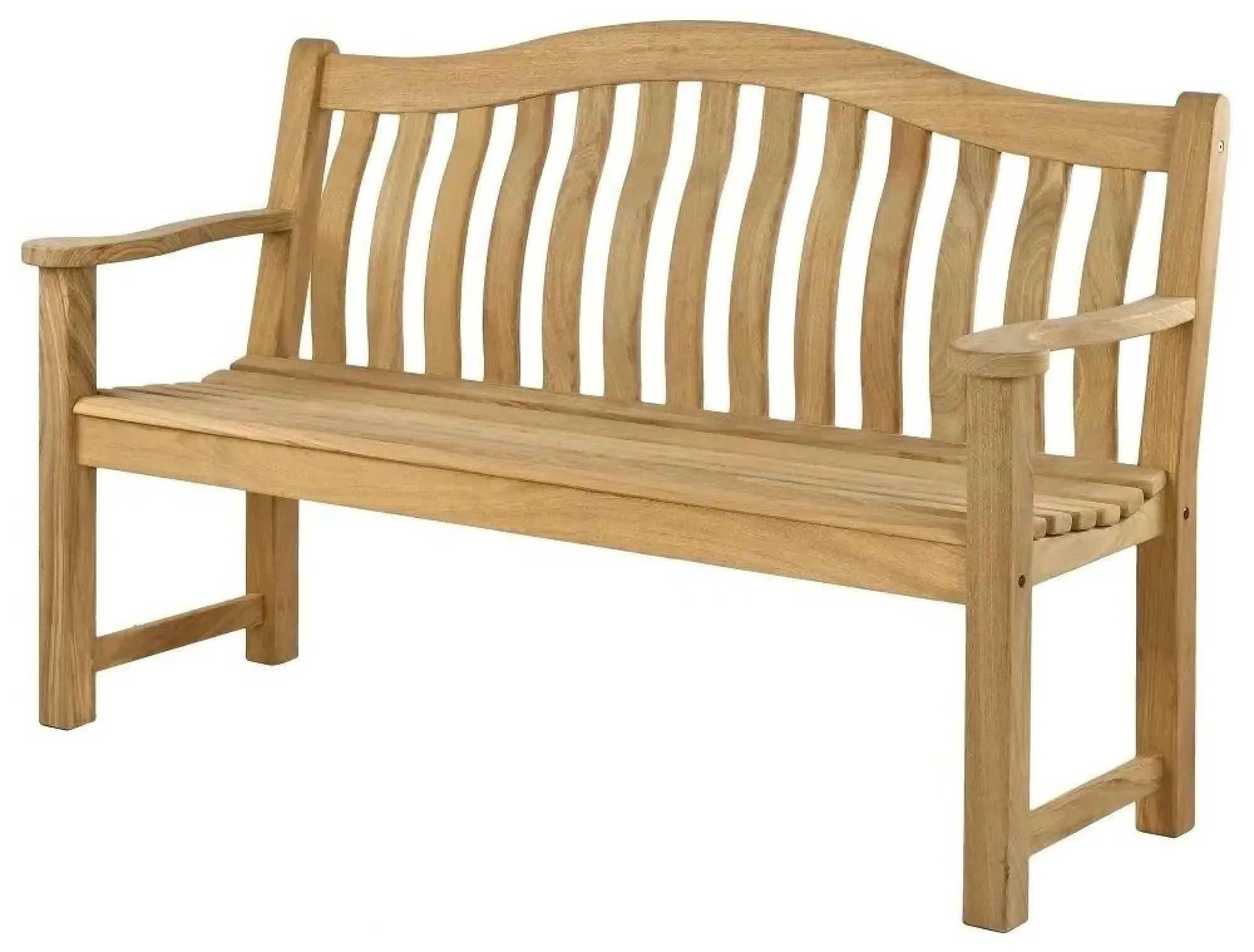 Roble Turnberry 5ft Garden Bench - Light Yellow Grain