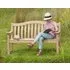 Roble Turnberry 5ft Garden Bench - Light Yellow Grain