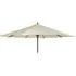 Round 300cm Outdoor Parasol with Night Cover - Hardwood