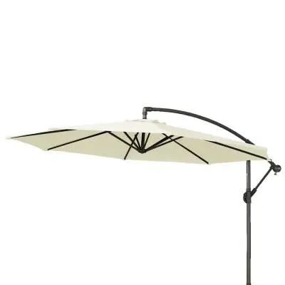 Round Cantilever Outdoor Parasol - Aluminium