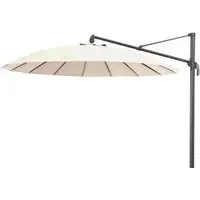 Round Cantilever Outdoor Parasol with 18 Spokes - Aluminium