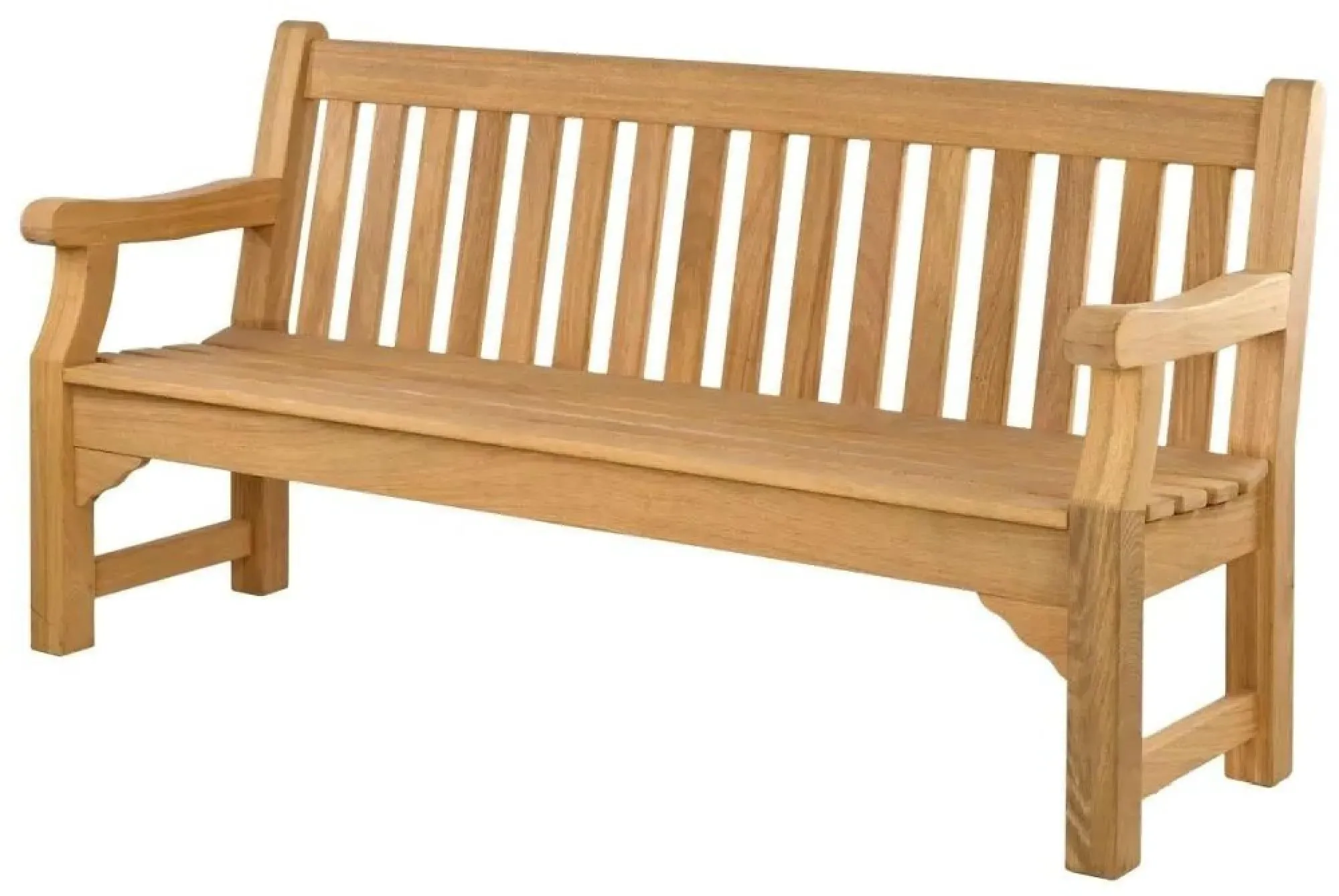 Royal Teak Park 6ft Garden Bench - Teak