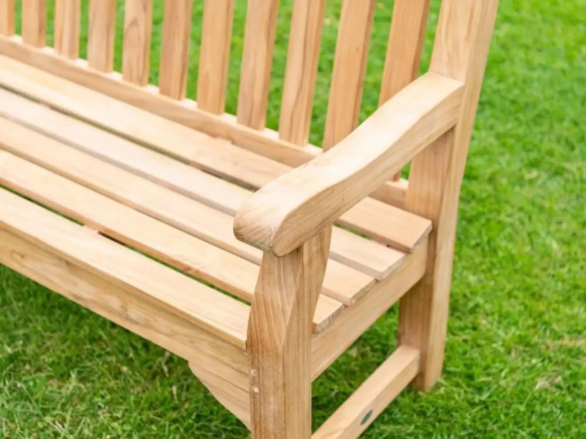 Royal Teak Park 6ft Garden Bench - Teak