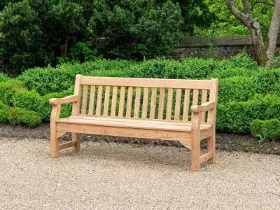 Royal Teak Park 6ft Garden Bench - Teak