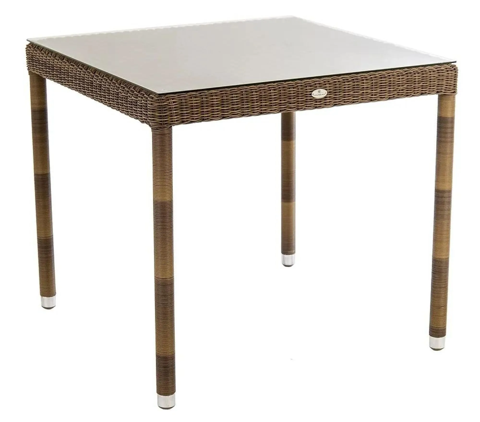 San Marino Square Garden Dining Table - Glass
