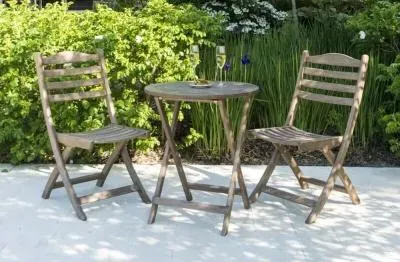 Sherwood 2-Seater Garden Tea Set - Rustic image