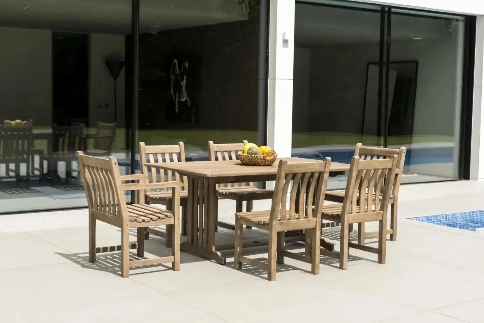 Sherwood Broadfield Garden Dining Armchair - Rustic