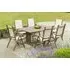 Sherwood Rectangular Garden Dining Table - Rustic