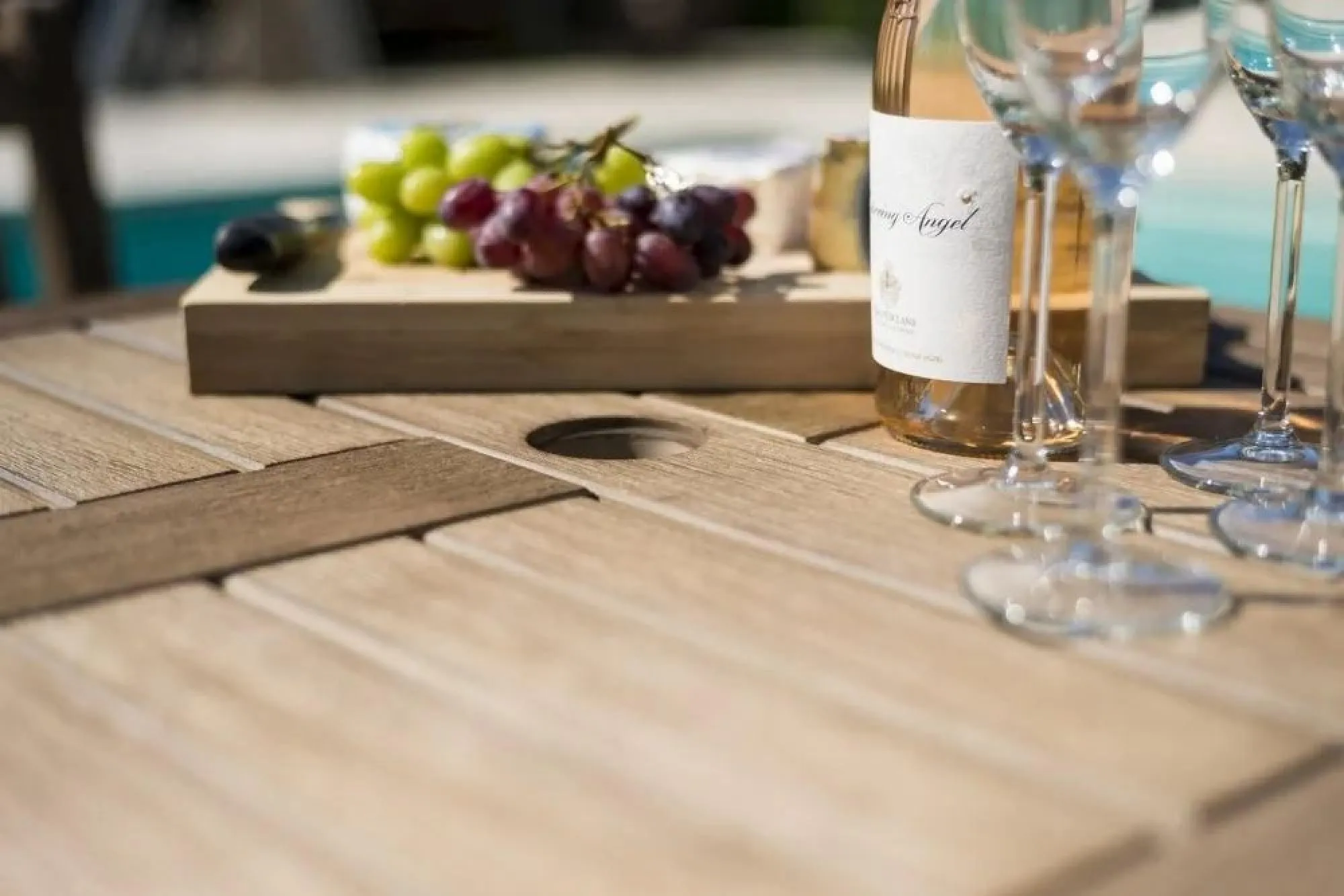 Sherwood Square Garden Dining Table - Rustic