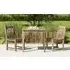 Sherwood Square Garden Dining Table - Rustic
