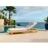 Sorrento Adjustable Garden Sunbed - Teak