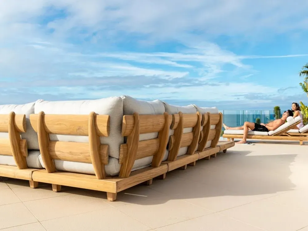 Sorrento Garden Mid Module - Teak