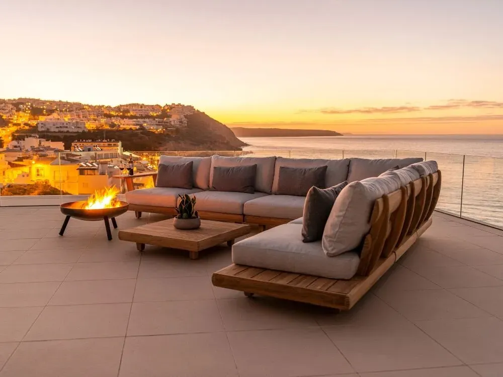 Sorrento Garden Mid Module - Teak