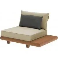 Sorrento Garden Mid Module with Extension - Teak