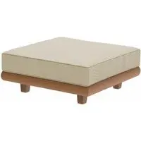 Sorrento Garden Ottoman Footstool - Teak