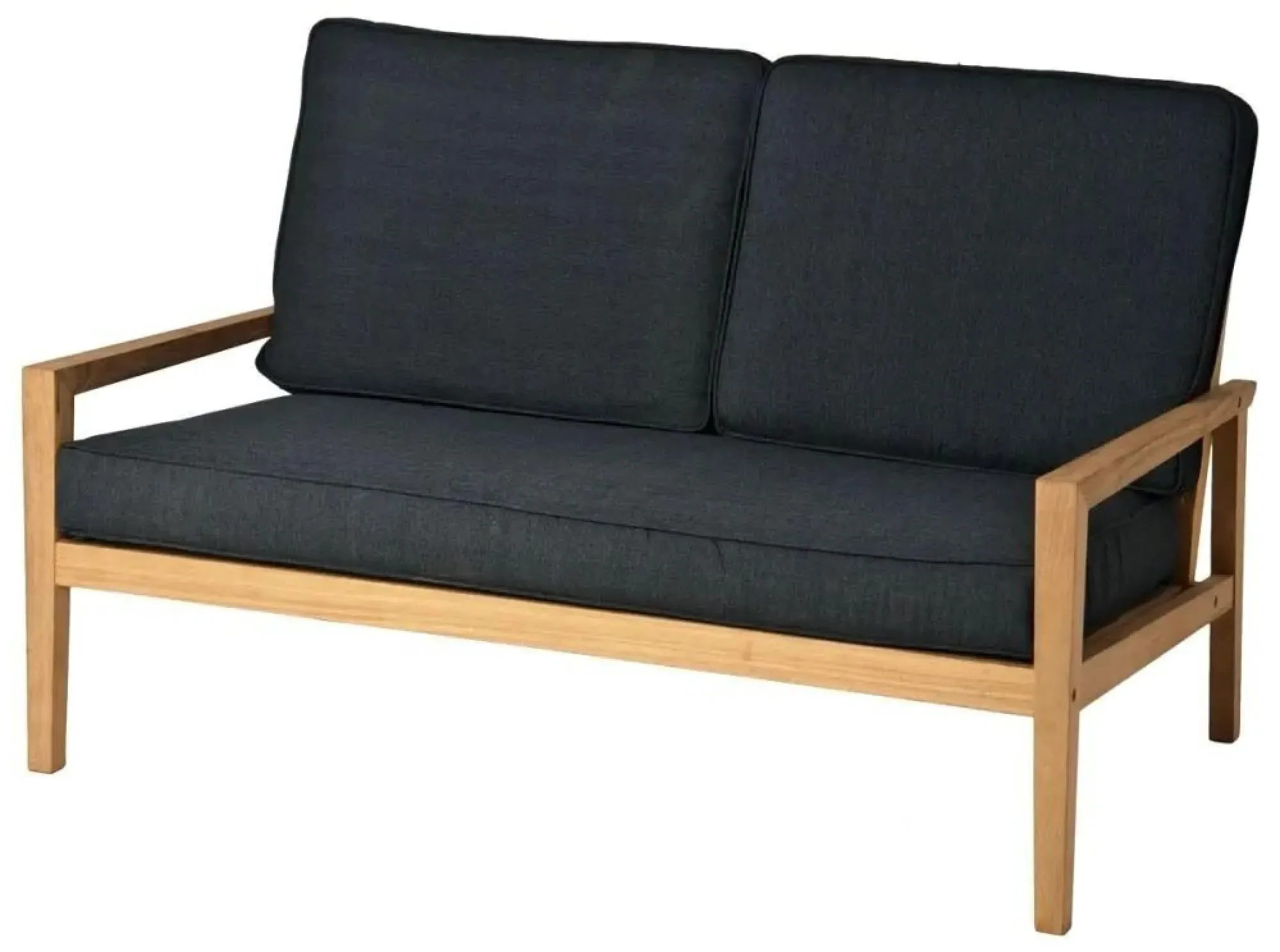 Tivoli Roble 2-Seater Garden Sofa - Charcoal