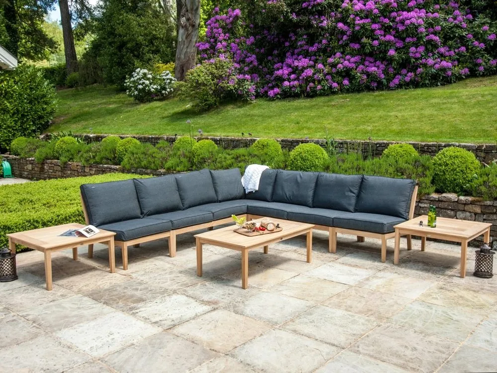 Tivoli Roble Garden Corner Module - Charcoal