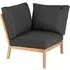 Tivoli Roble Garden Corner Module - Charcoal