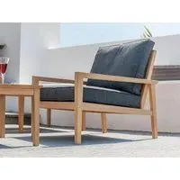 Tivoli Roble Garden Lounge Chair - Charcoal