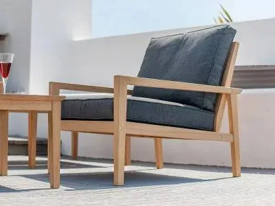 Tivoli Roble Garden Lounge Chair - Charcoal image