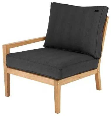 Tivoli Roble Garden Right End Module - Charcoal