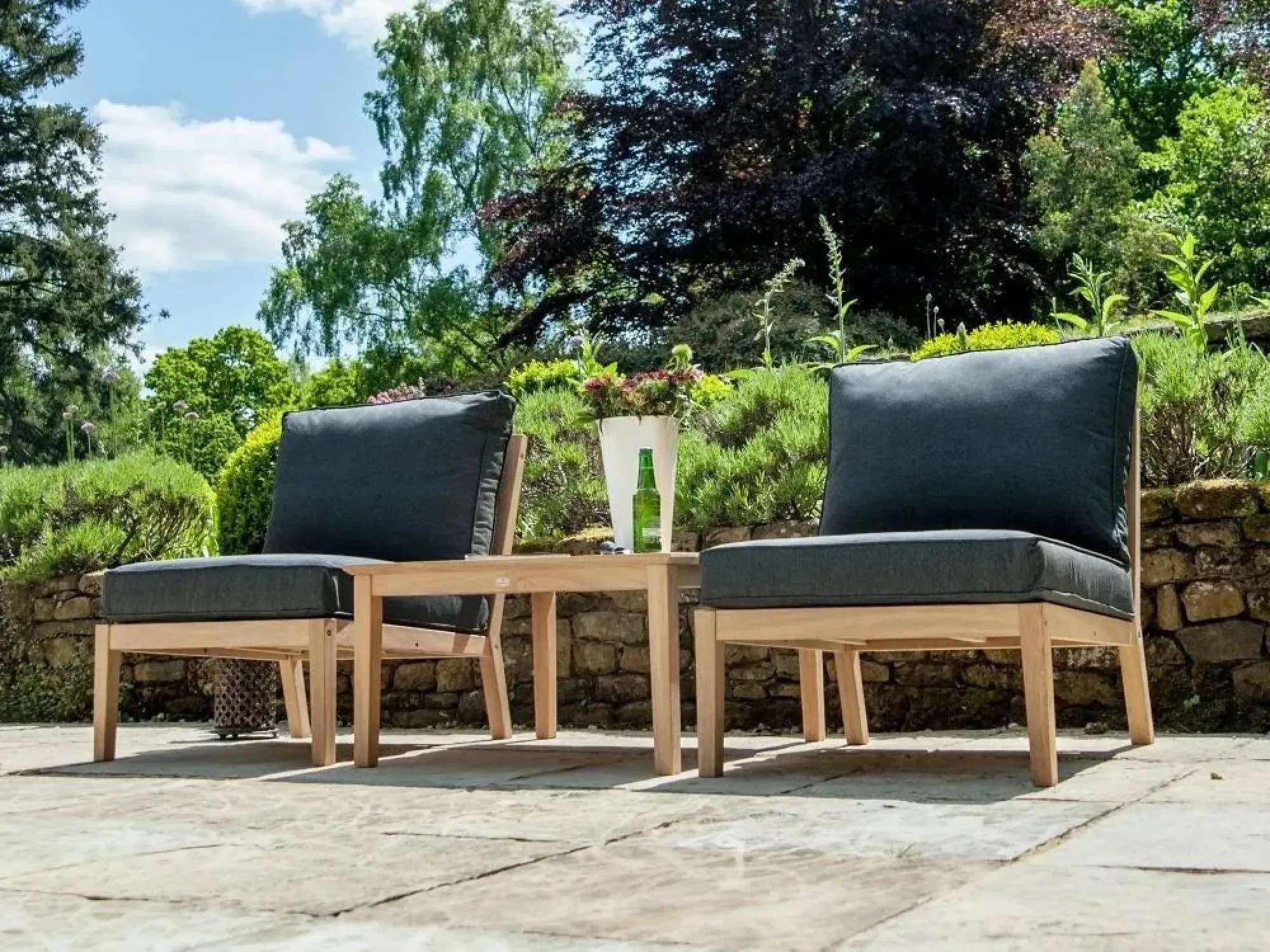 Tivoli Roble Single Garden Mid Module - Charcoal