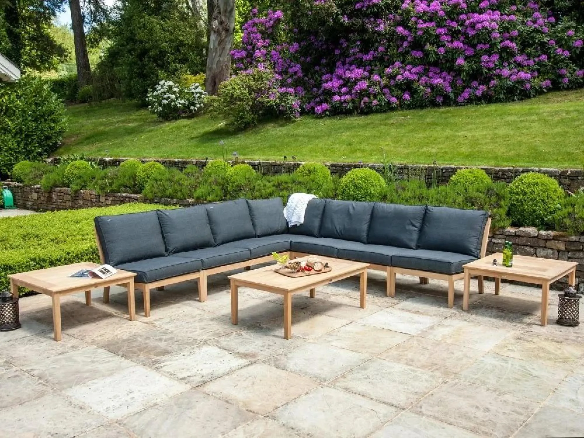 Tivoli Roble Single Garden Mid Module - Charcoal