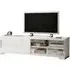 Asti 185cm TV Unit - White, High Gloss