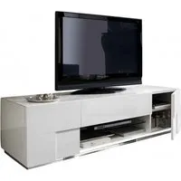 Canova 170cm TV Unit - White, Wood Veneer