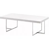 Canova Coffee Table - White High Gloss, Wood Veneer