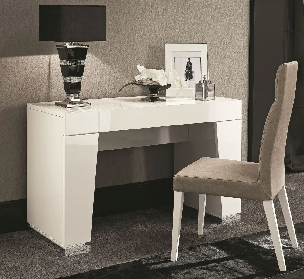 Canova Dressing Table - White, Wood Veneer