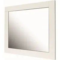 Canova Wall Mirror - White, Wood Veneer
